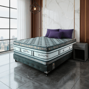 Euro Pillow Top - Colchón + Base Cama