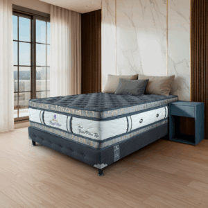 Real Doble Pillow Top - Colchón + Base Cama