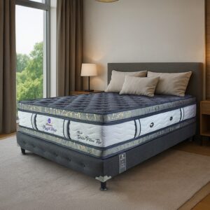 Combo Real Doble Pillow Top - Colchón + Base Cama