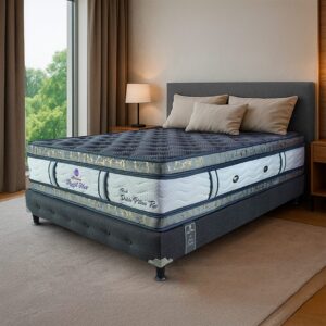 Real Doble Pillow Top - Colchón + Base Cama + Espaldar